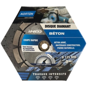 Disque diamant intensif constructif 125IHD - NORTON