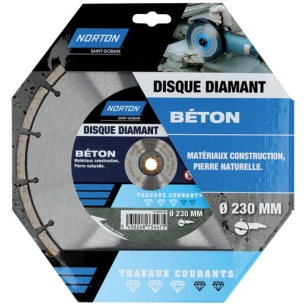 Disque diamant 230 travaux courants construction - NORTON