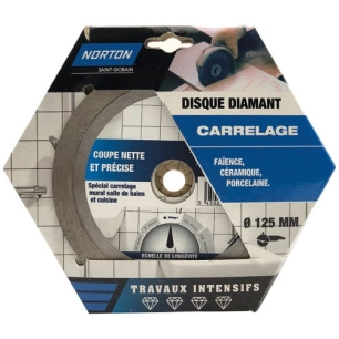 Disque diamant intensif carrelage 125 - NORTON