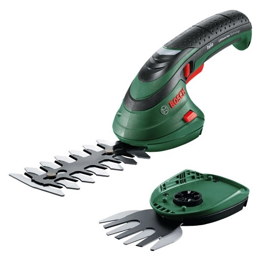 Cisaille gazon isio set 2 lames battterie 3v6 lithium - BOSCH