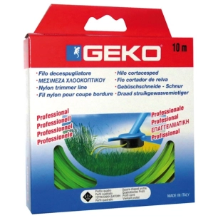 Fil nylon carré pour coupe bordure D.2.4mmx10m - LYSTRA