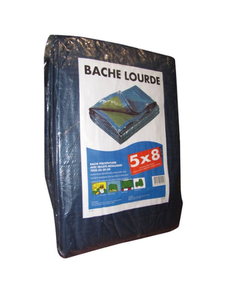 Bache pro renforcée 5x8m 140grs/m² - CORDERIE TOURNONAISE