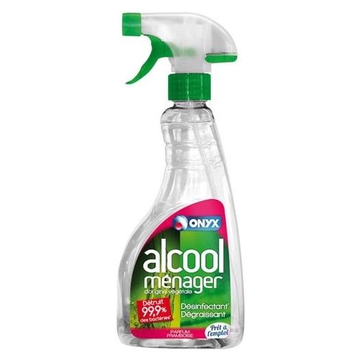 Alcool ménager parfumé 500ml framboise - ONYX