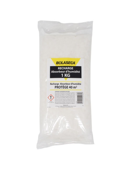 Recharge absorbeur d'humidité sachet 1kg - BOLASECA