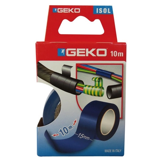 Adhésif isolation 15mmx10m bleu - GEKO