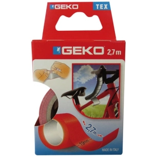 Adhésif tissu plastifié 19mmx2.7m rouge - GEKO