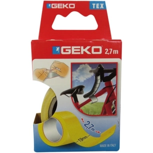 Adhésif tissu plastifié 19mmx2.7m jaune - GEKO