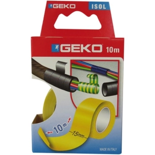 Adhésif isolation 15mmx10m jaune - GEKO