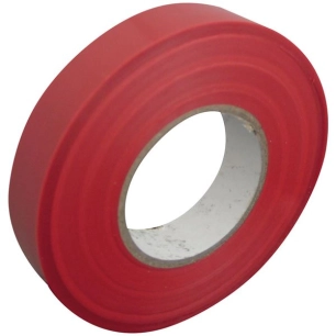 Ruban adhésif isolant 19mm 25 m rouge sachet/cav - ELECTRALINE