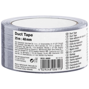 Basic adhésif toile 25mx48mm gris - TESA