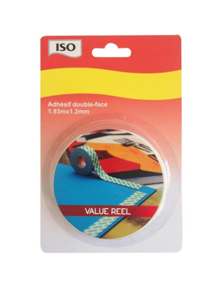 Double face fixetout 12mm 1m93 bl - ISO