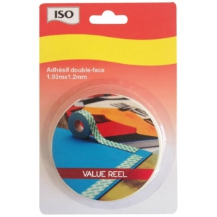 Double face fixetout 12mm 1m93 bl - ISO