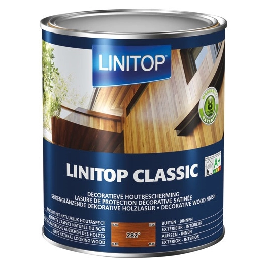 Durieu Linitop classic lasure satin 2.5l teck - LINITOP