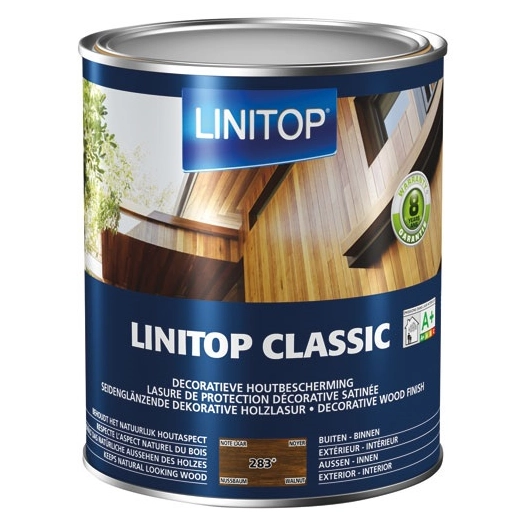 Durieu Linitop classic lasure satin 2.5l noyer - LINITOP