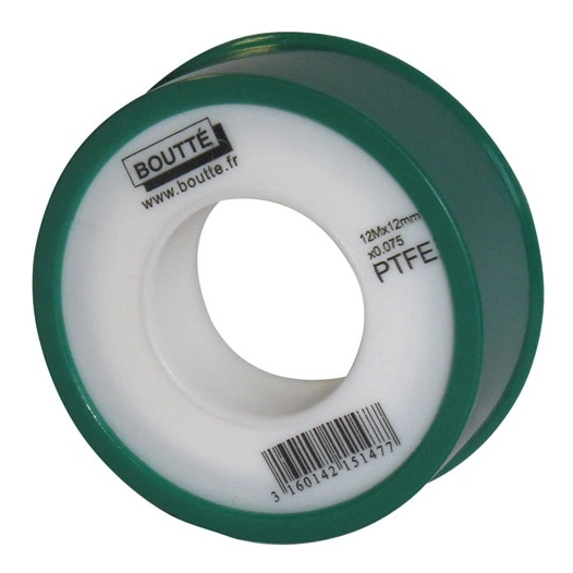 10 Ruban téflon rouleau 12mx12mm vrac - BOUTTE