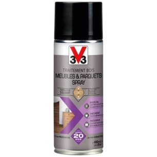 Bombe traitement meubles et parquets 400 ml - V33