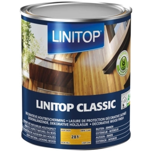 Durieu Linitop classic lasure satin 1l chêne clair - LINITOP