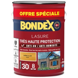Bondex lasure ind 30 / 8 ans 6l chêne clair - BONDEX