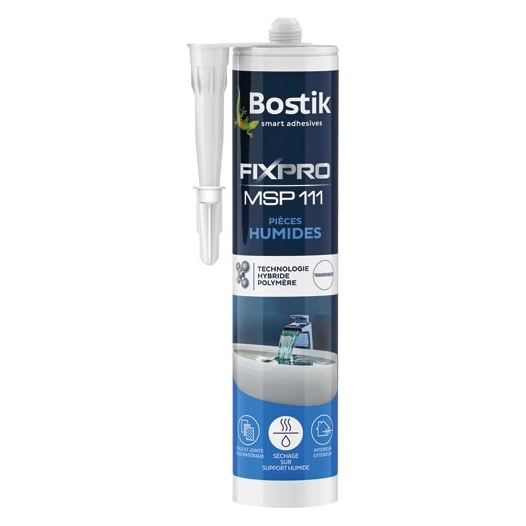 Mastic fixpro msp111 pieces humides 290ml - BOSTIK