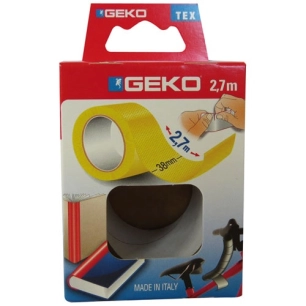 Adhésif tissu plastifié 38mmx2.7m jaune - GEKO