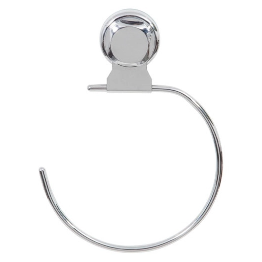 Anneau porte serviette à ventouse métal chromé - COMPACTOR