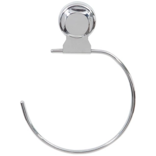 Anneau porte serviette à ventouse métal chromé - COMPACTOR