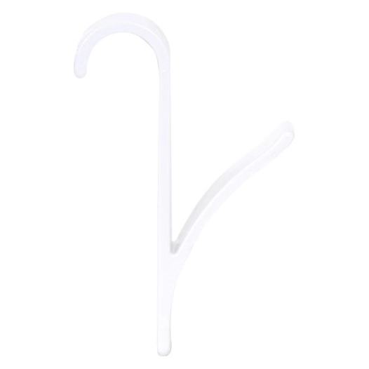 Crochet porte serviette x2 blanc - MSV