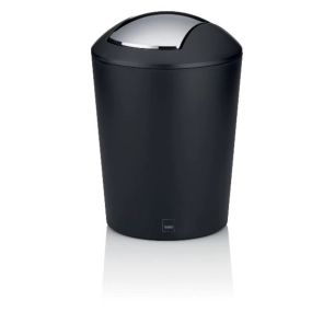 Poubelle 1,7 L Noire - Marta - KELA