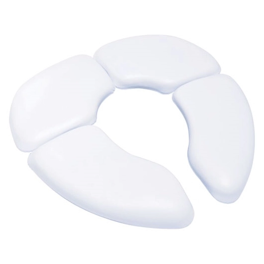 Réducteur toilette pliant avec sacoche blanc enfant - GODONNIER