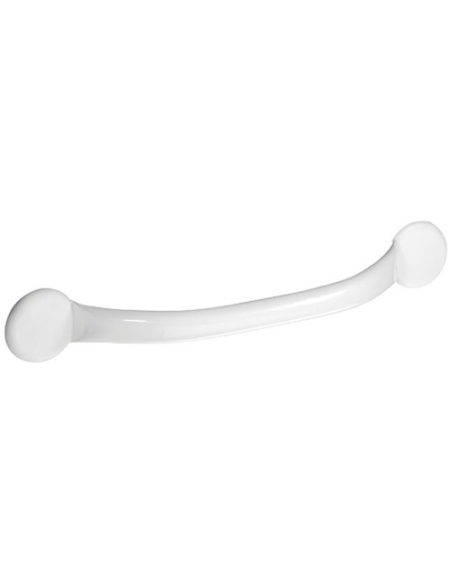 Barre d'appui droite 43cm acier époxy blanc - GODONNIER