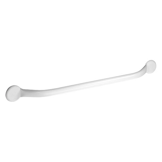 Barre d'appui droite 70cm acier époxy blanc - GODONNIER
