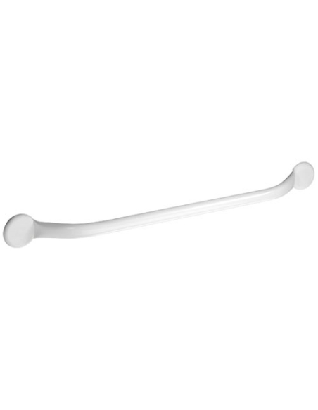 Barre d'appui droite 70cm acier époxy blanc - GODONNIER