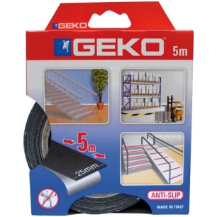 Adhésif antidérapant 25mmx5m noir - GEKO