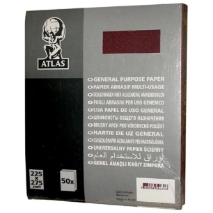 50 Papier corindon licorne 230x280 grain 80 Atlas - NORTON