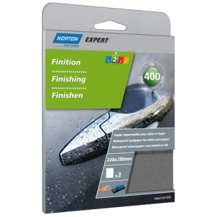Papier imperméable grain 400 x3 sc - NORTON