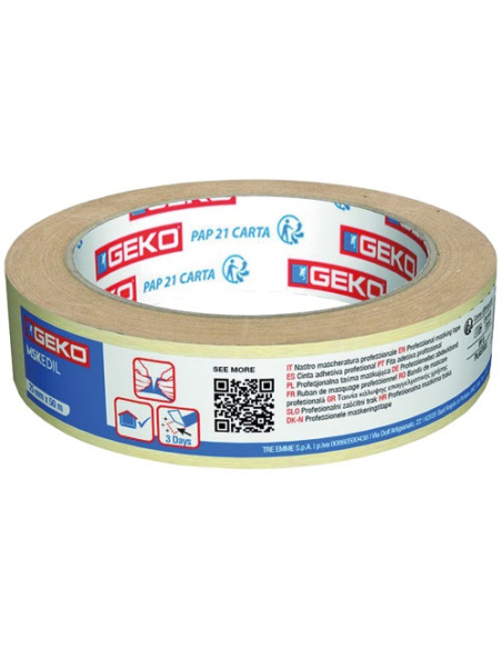 adhesif de masquage professionnel 38mm x 50m - GEKO