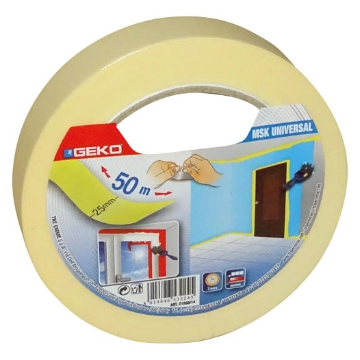 Adhésif de masquage universel 25mmx50m - GEKO