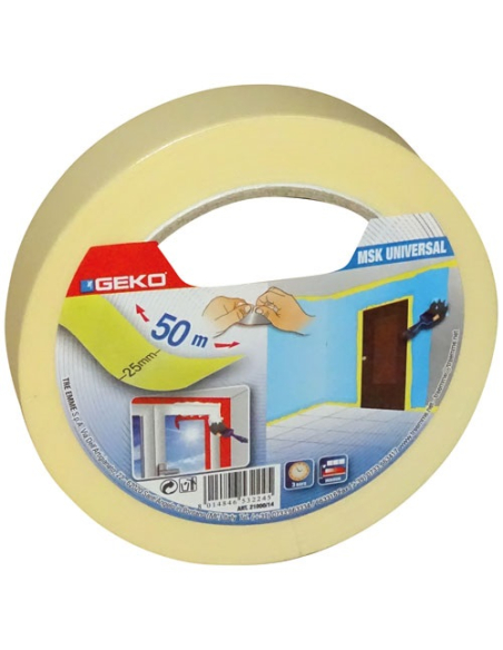 Adhésif de masquage universel 25mmx50m - GEKO