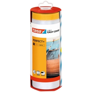 Easycover dérouleur + bache et ruban de masquage 17m x 2.6m - TESA