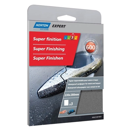 Papier imperméable grain 600 x3 sc - NORTON