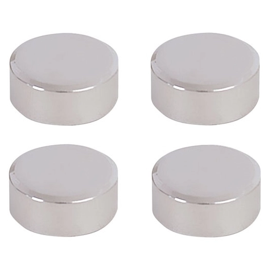 Fixations miroirs rondes chromées ø20cm lot de 4 - MP GLASS