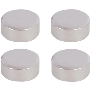 Fixations miroirs rondes chromées ø20cm lot de 4 - MP GLASS