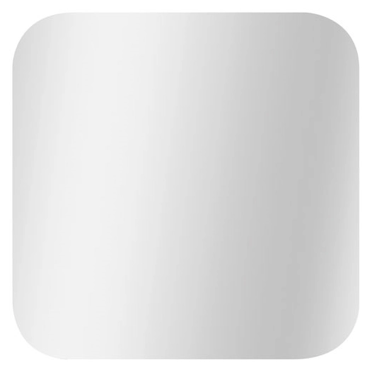 Miroir bords polis coins arrondis 40x40cm - MP GLASS