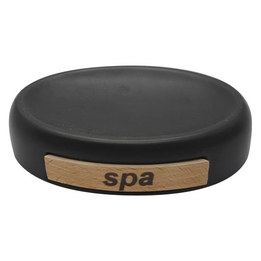 Porte savon céramique Spa noir - MSV