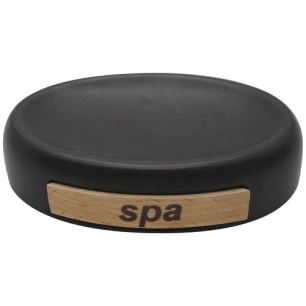 Porte savon céramique Spa noir - MSV