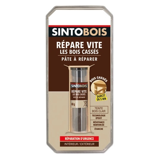 Sintobois repare vite bois casses 35g bois clair - SINTO