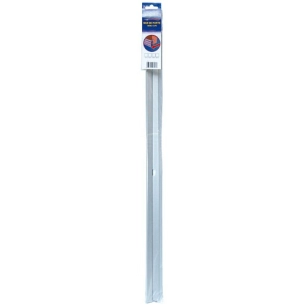 Bas de porte à clips 83cm anodisé argent - MISTRAL