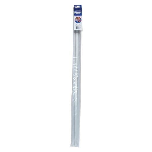 Bas de porte à clips 103cm anodisé argent - MISTRAL
