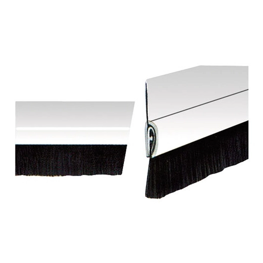 Bas de porte pour porte garage argent 3x85cm - MISTRAL