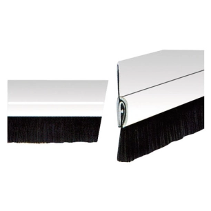 Bas de porte pour porte garage argent 3x85cm - MISTRAL